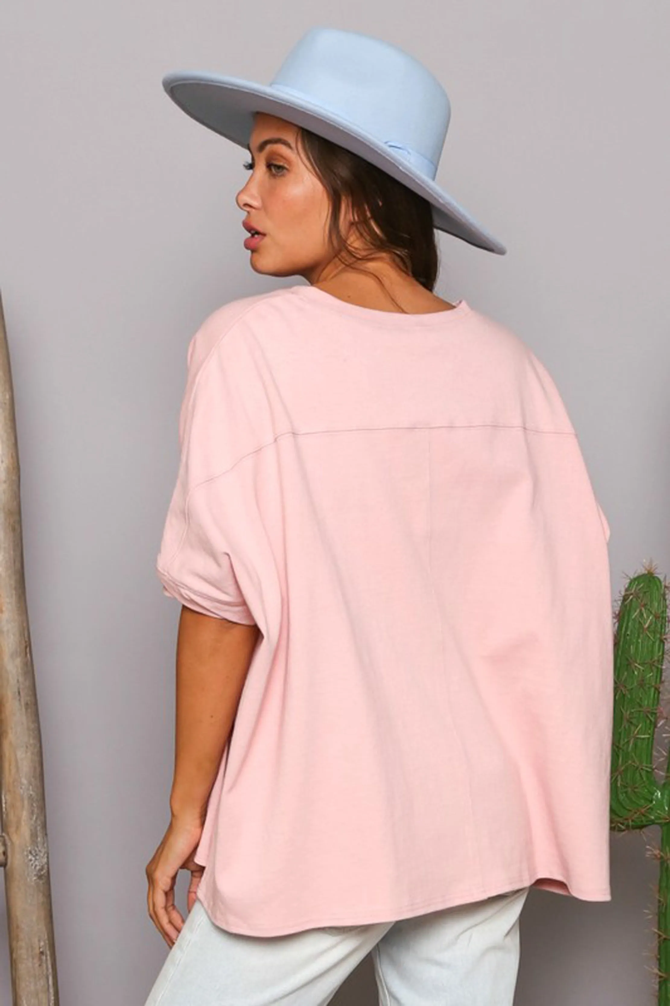 Oversized Star Patch Tee sold by Sun n Moon product image thumbnail 2