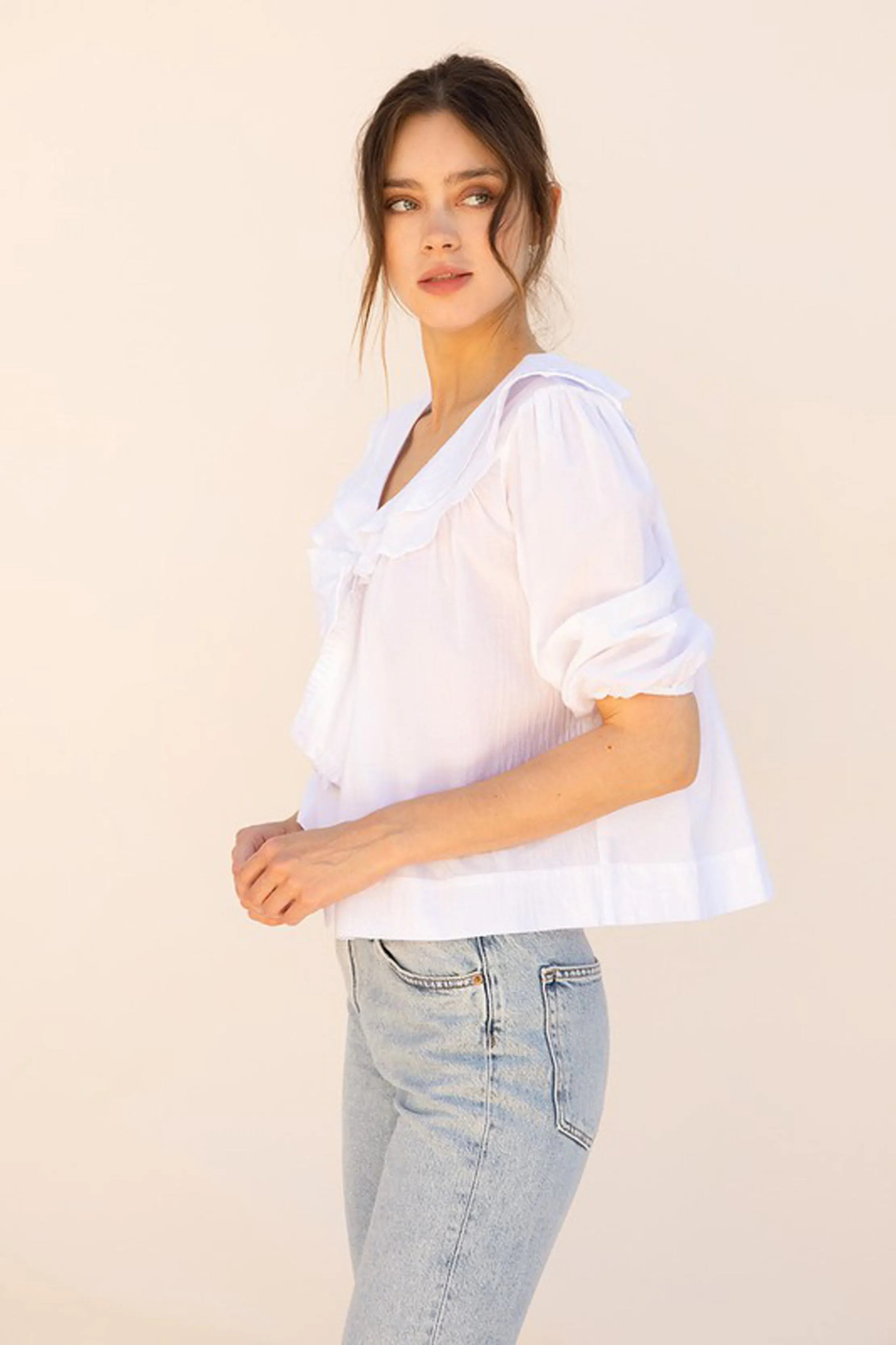 Collared Front Bow Top sold by Sun n Moon product image thumbnail 2
