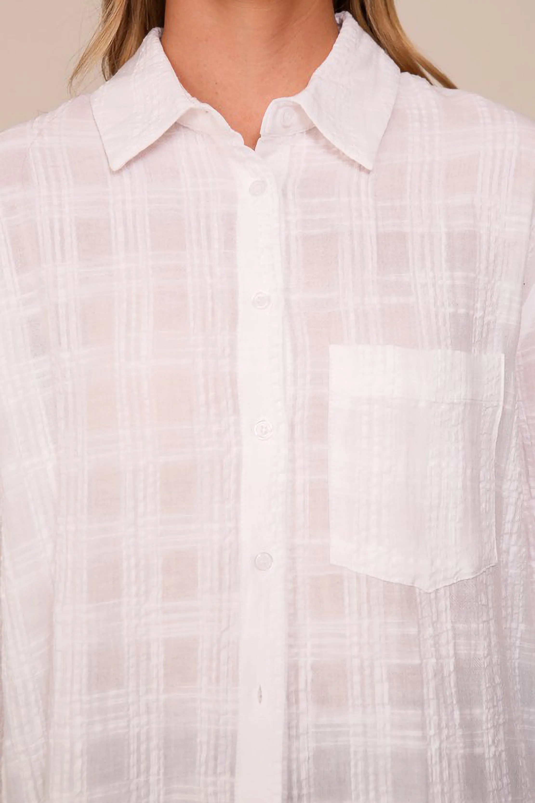 Gingham Collared Button Up sold by Sun n Moon product image thumbnail 3