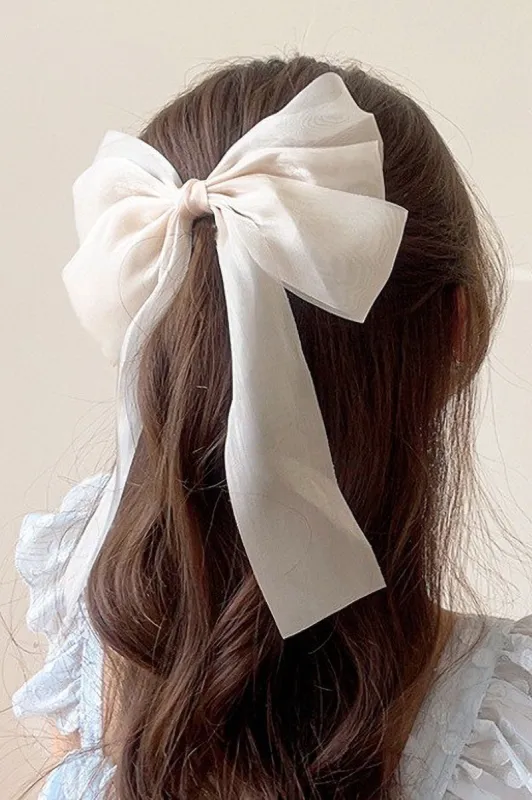 Organza Bow Hair Clip sold by Sun n Moon