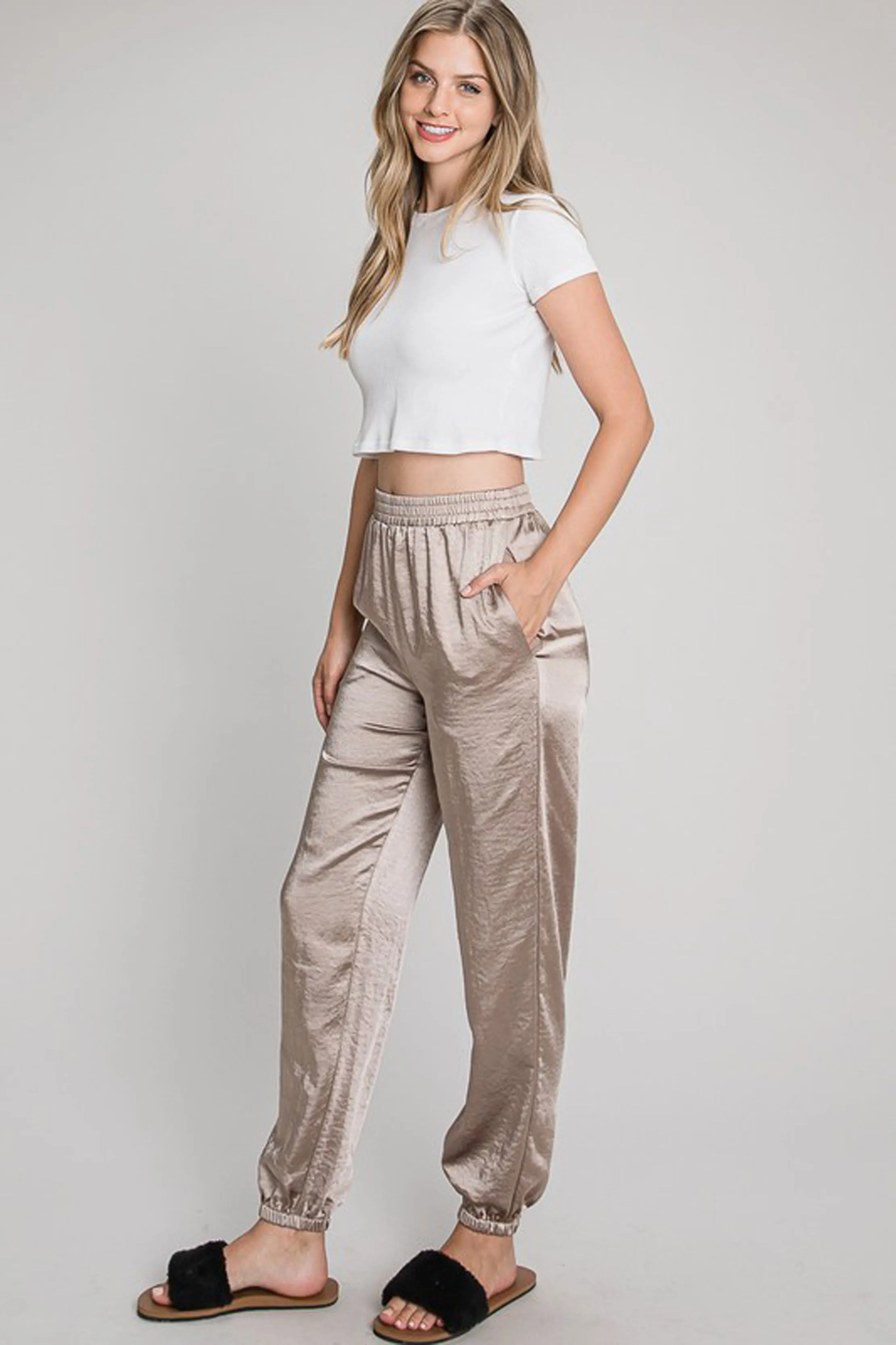 Satin Joggers sold by Sun n Moon product image thumbnail 2