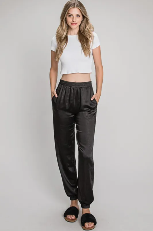Satin Joggers sold by Sun n Moon
