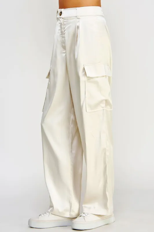 Satin Cargo Pants sold by Sun n Moon