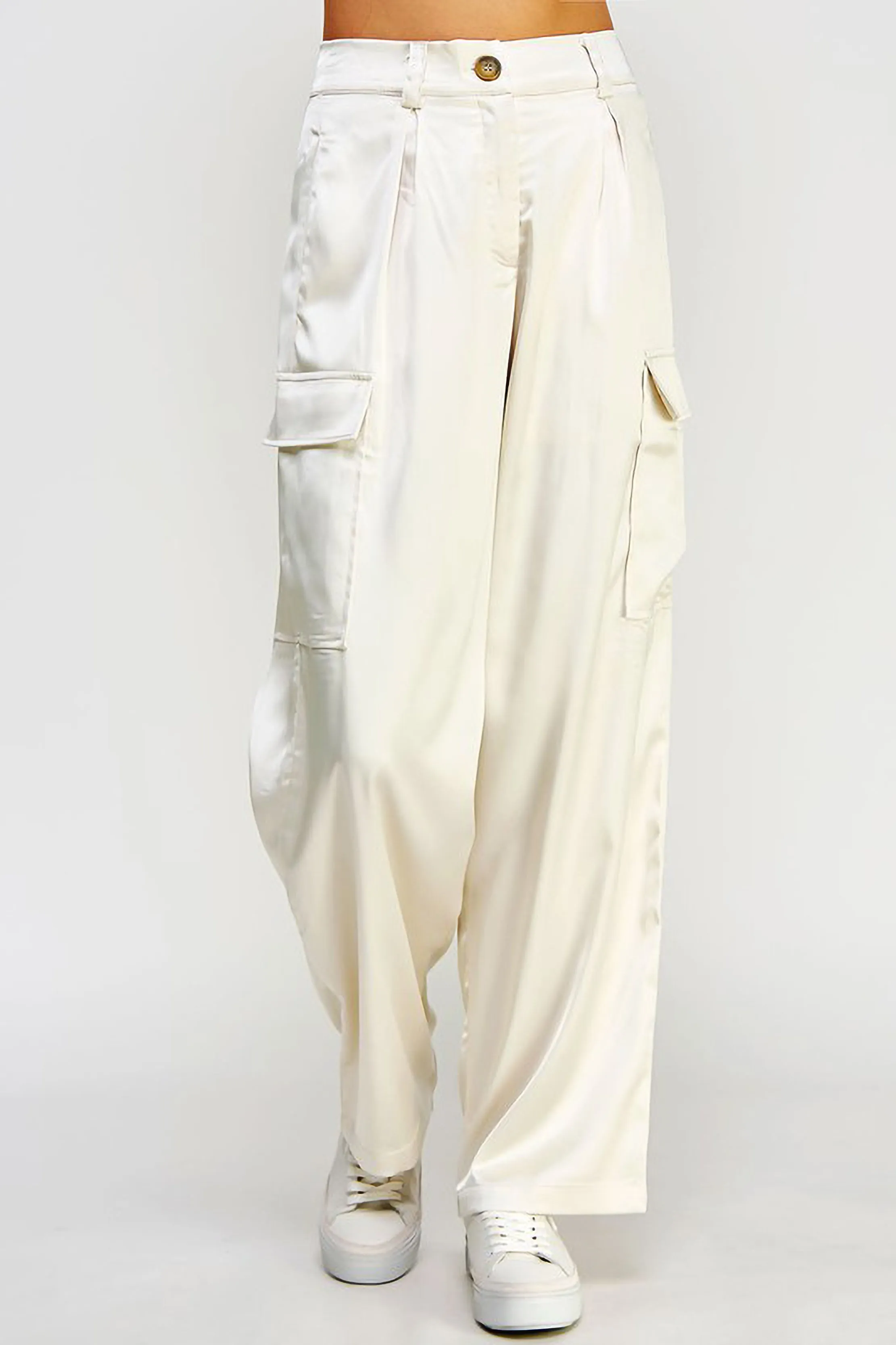 Satin Cargo Pants sold by Sun n Moon product image thumbnail 2