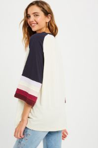 Multi Raglan Sleeve Tee sold by Sun n Moon