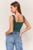 Square Neck Ribbed Bodysuit sold by Sun n Moon