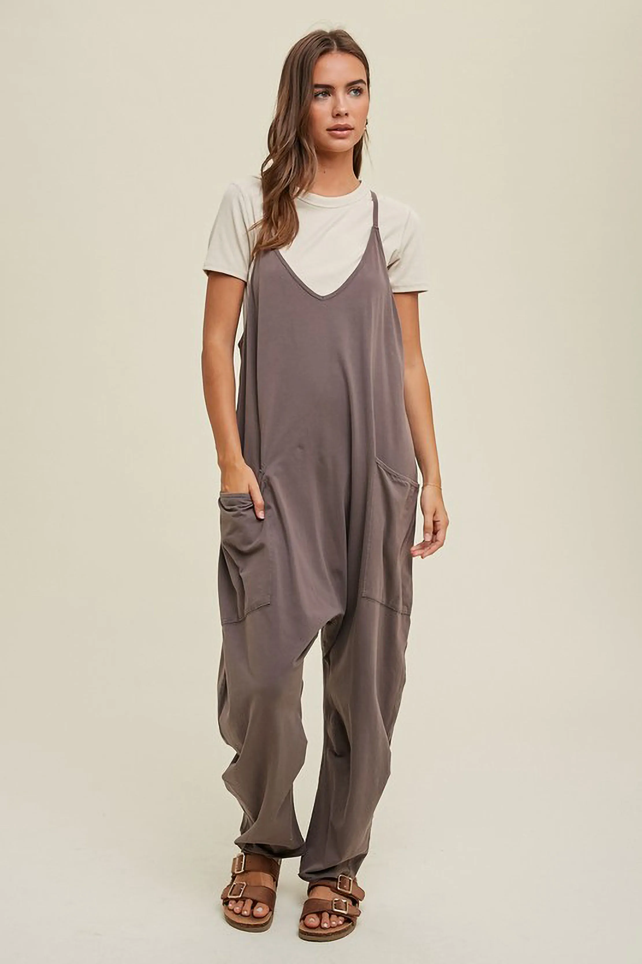 Oversized Pocket Jumpsuit sold by Sun n Moon