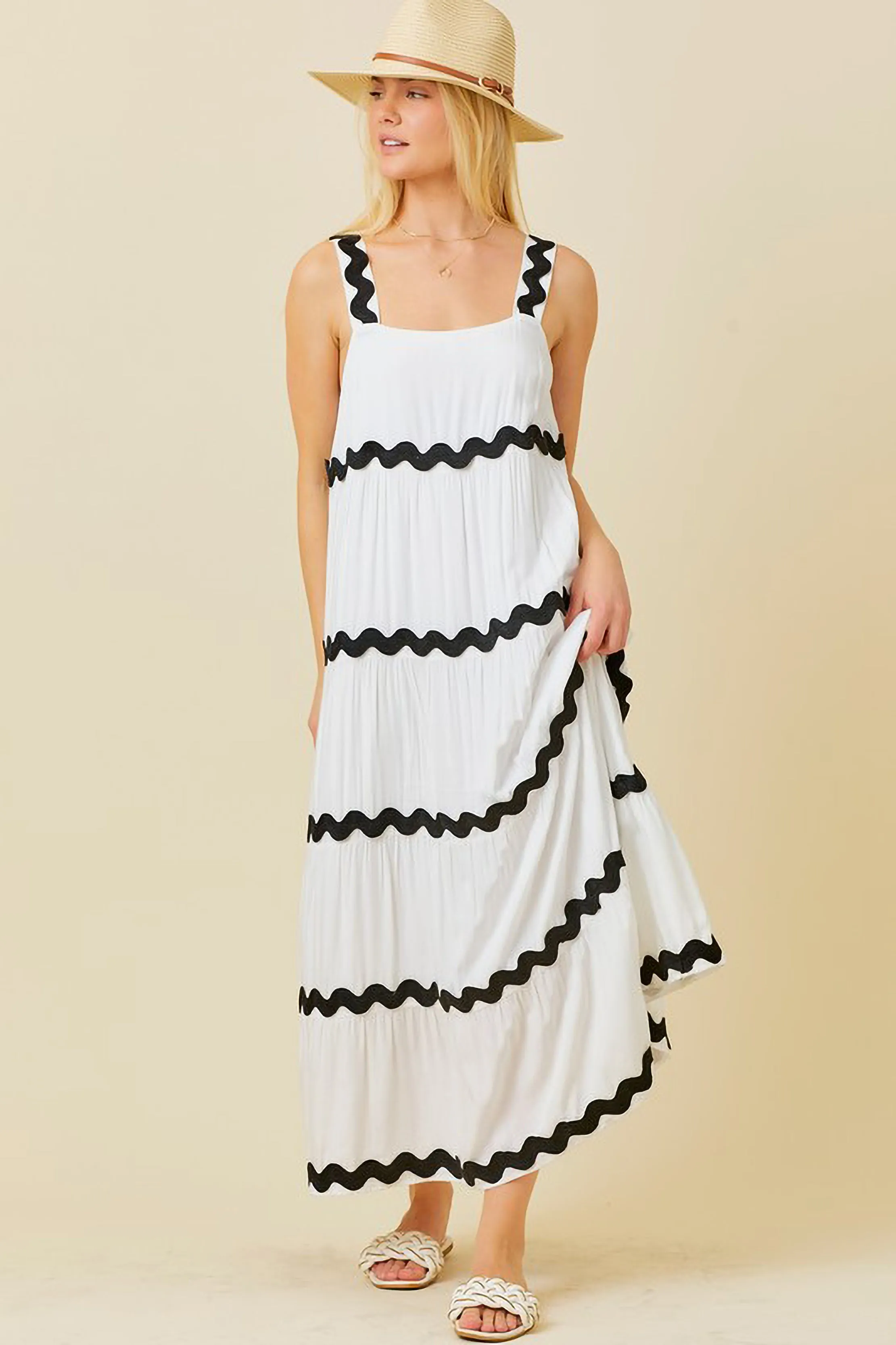 Ric Rac Maxi Dress sold by Sun n Moon