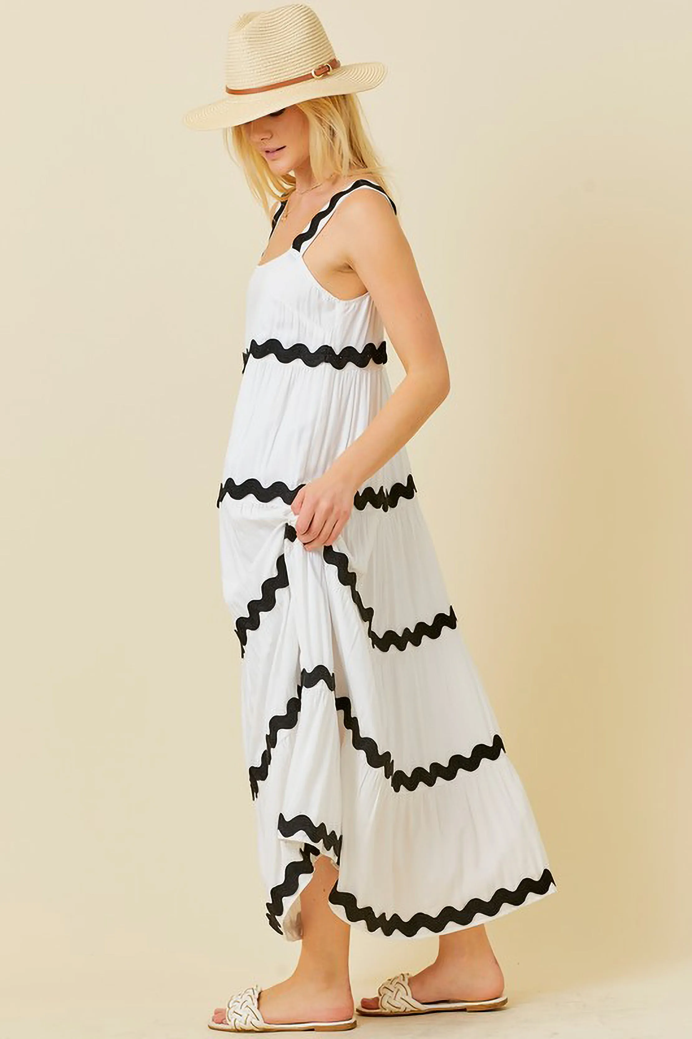 Ric Rac Maxi Dress sold by Sun n Moon product image thumbnail 2