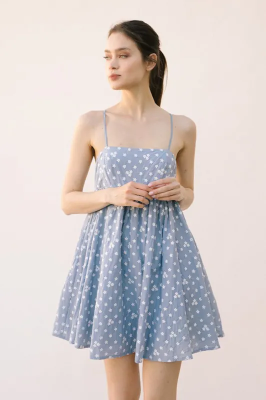 Embroidered Flower Babydoll Dress sold by Sun n Moon