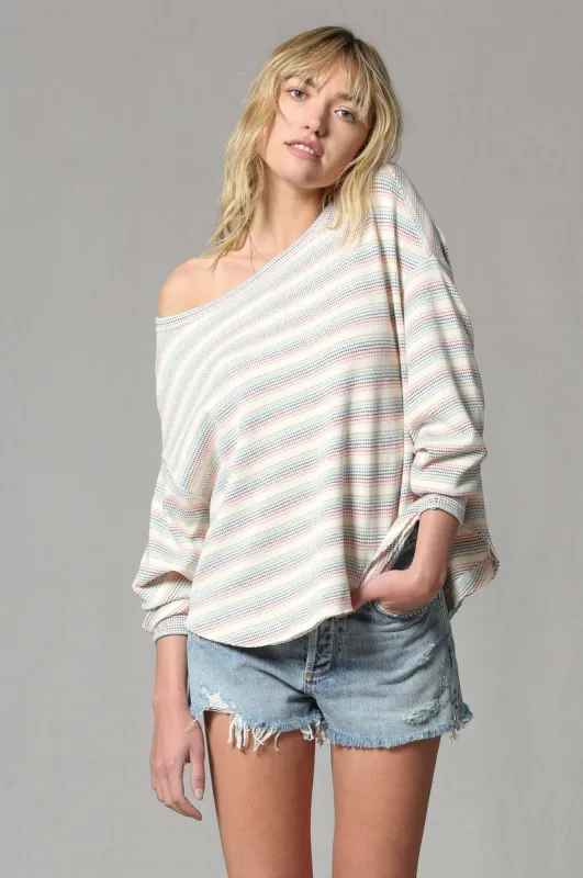Rainbow Stripe Thermal sold by Sun n Moon