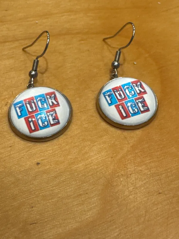 Fuck Ice Earrings sold by Sunbeam