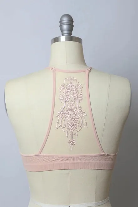 Tattoo Back Mesh Bralette sold by Sunbeam product image thumbnail 3