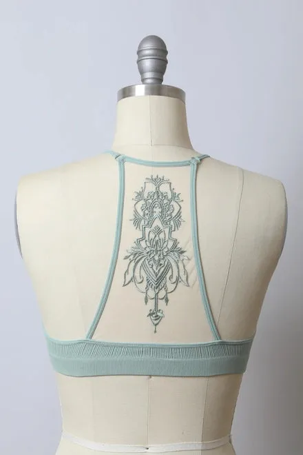 Tattoo Back Mesh Bralette sold by Sunbeam product image thumbnail 4