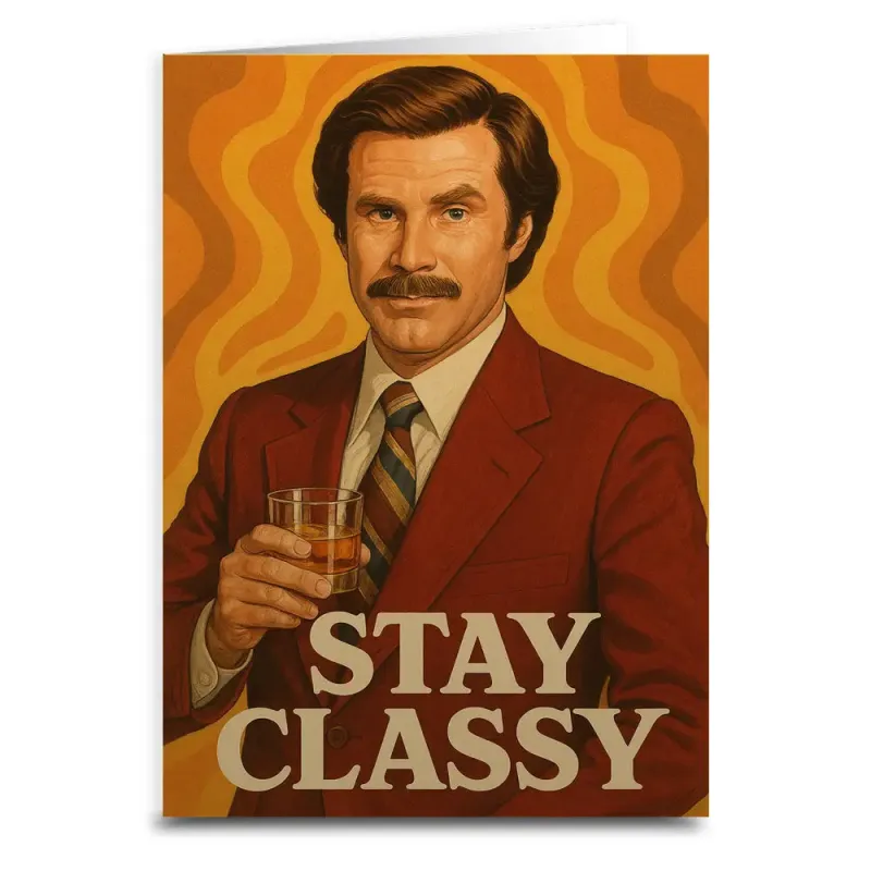 Stay Classy Card sold by Sunbeam