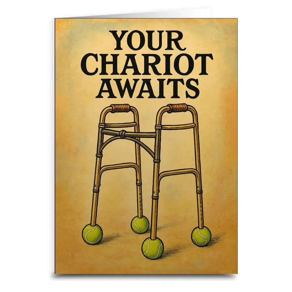 Your Chariot Awaits Card sold by Sunbeam