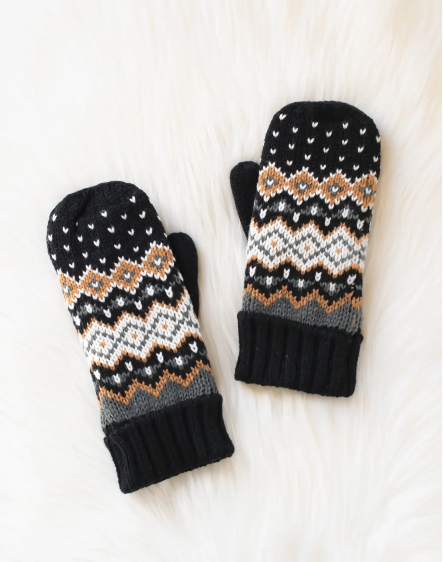 Patterned Mittens sold by Sunbeam