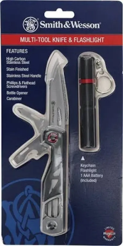 Multi-Tool Knife & Flashlight sold by Sunbeam