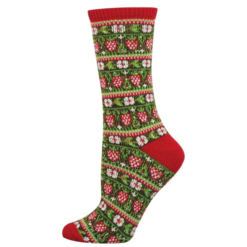 Women's Strawberry Season Socks sold by Sunbeam