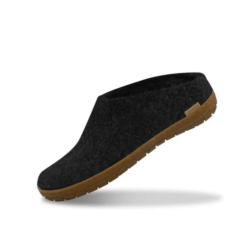 Slip-on with natural rubber sole - honey - Charcoal sold by Sunbeam