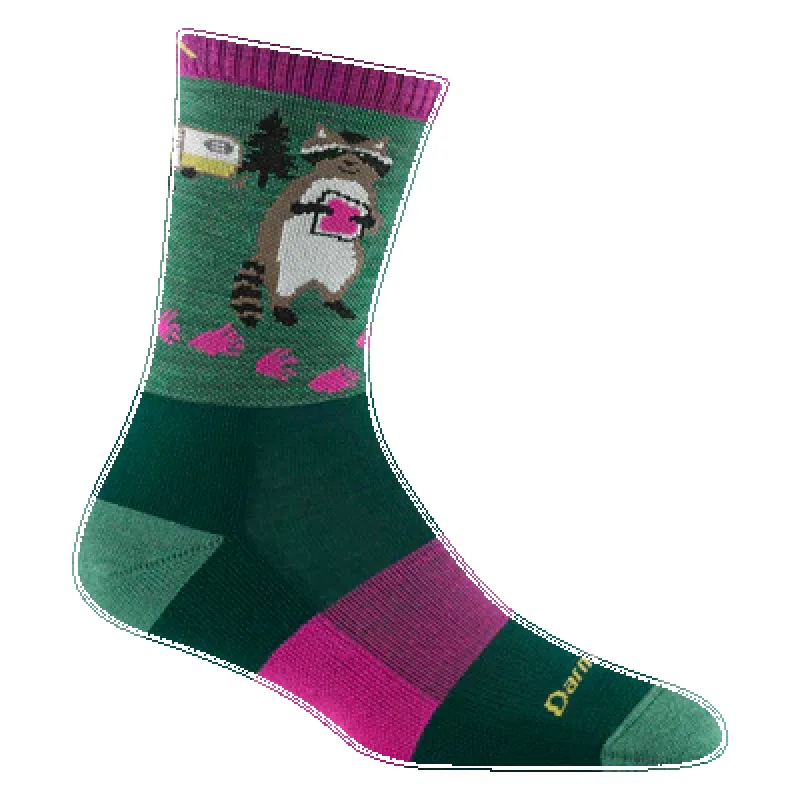 Women's Critter Club Micro Crew Lightweight Hiking Sock sold by Sunbeam