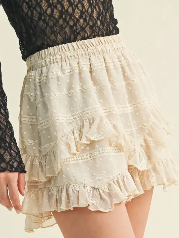 Ruffle Layered Shorts sold by Sunbeam