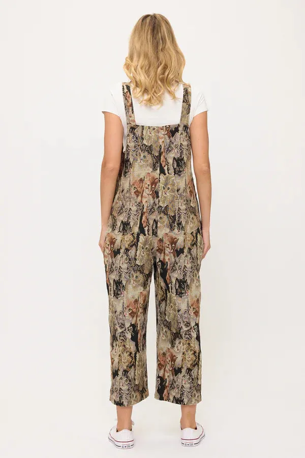 CAT COLLAGE PRINT OVERALLS sold by Sunbeam product image thumbnail 2
