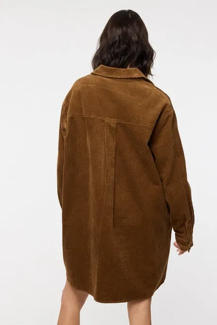 Corduroy Mini Shirt Dress sold by Sunbeam product image thumbnail 2