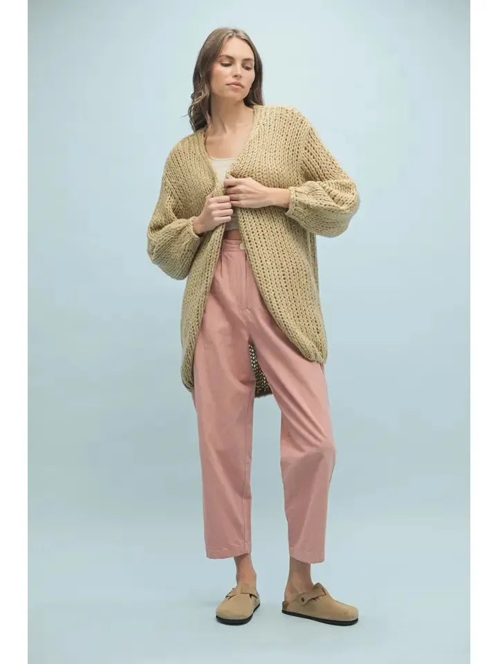 Open-Knit Chunky Sweater Cardigan sold by Sunbeam product image thumbnail 4