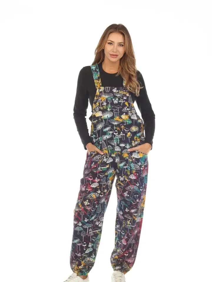Tie Dye Butterfly Mushroom Overall sold by Sunbeam