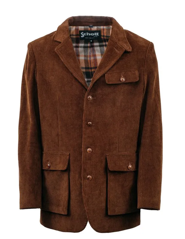Corduroy Weekender Blazer- Brown sold by Sunbeam