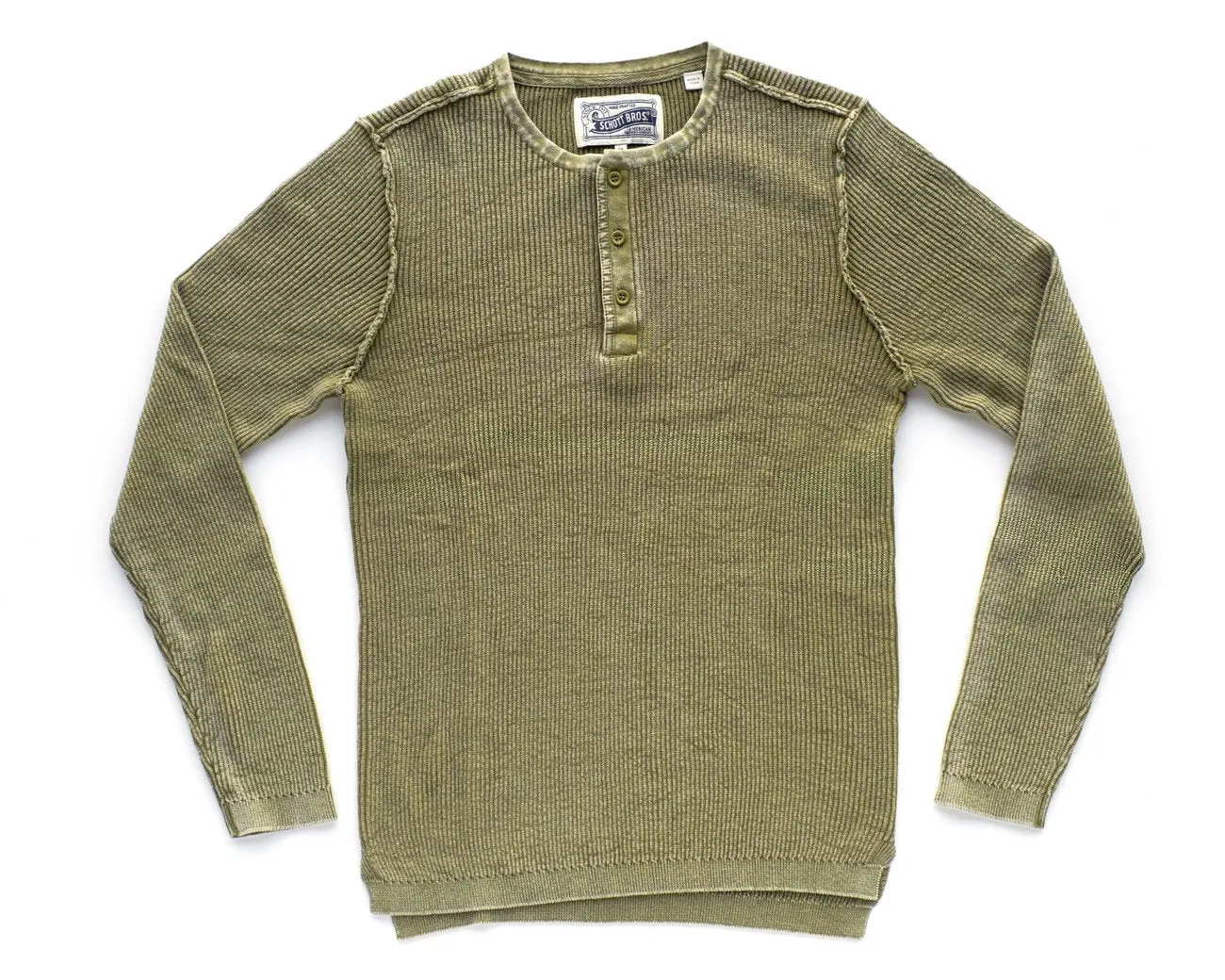 Stonewashed Henley Sweater sold by Sunbeam product image thumbnail 2