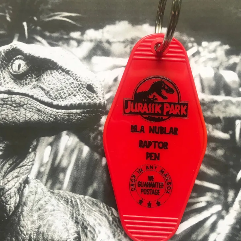 Jurassic Park motel Key Fob sold by Sunbeam