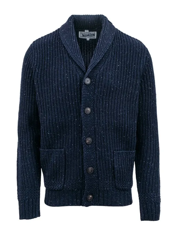 Donegal Cardigan- Navy sold by Sunbeam