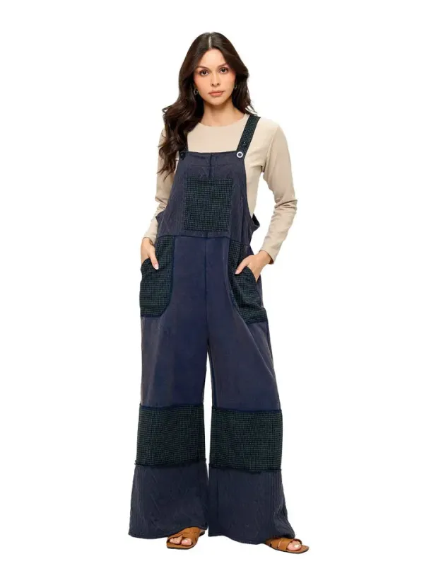 Overall Boho Vintage Washed Checkered Patch sold by Sunbeam