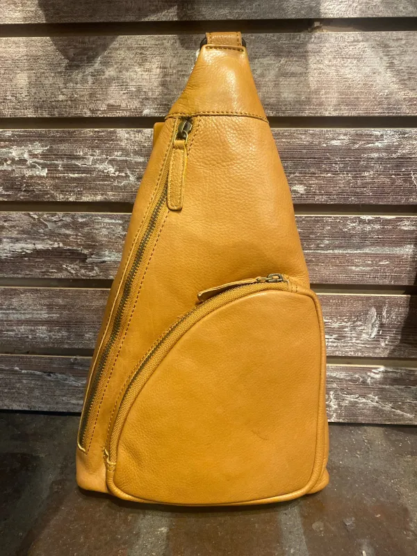 Genuine Leather Sling Bag sold by Sunbeam