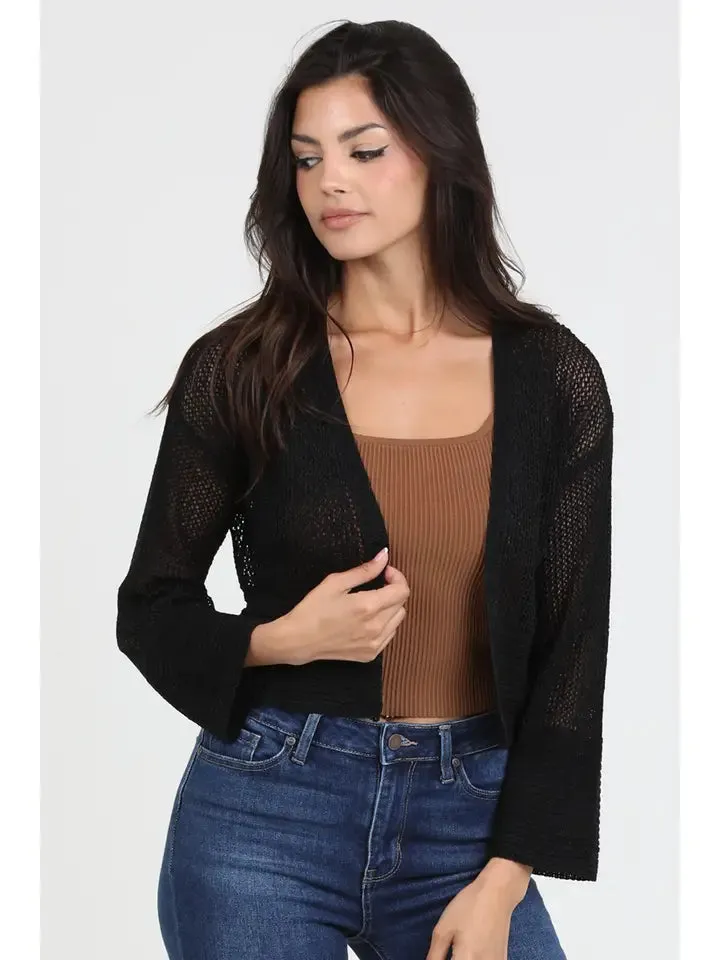 Light Weight Cardigan- Black sold by Sunbeam product image thumbnail 5