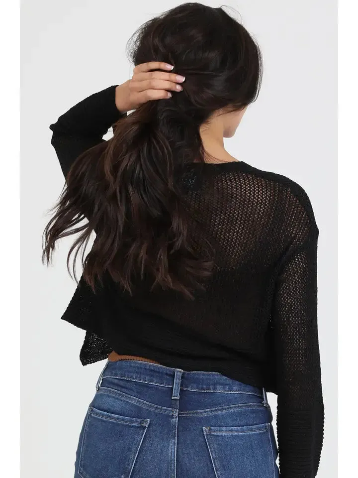 Light Weight Cardigan- Black sold by Sunbeam product image thumbnail 3