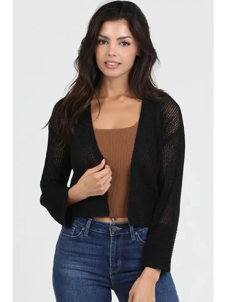 Light Weight Cardigan- Black sold by Sunbeam product image thumbnail 4