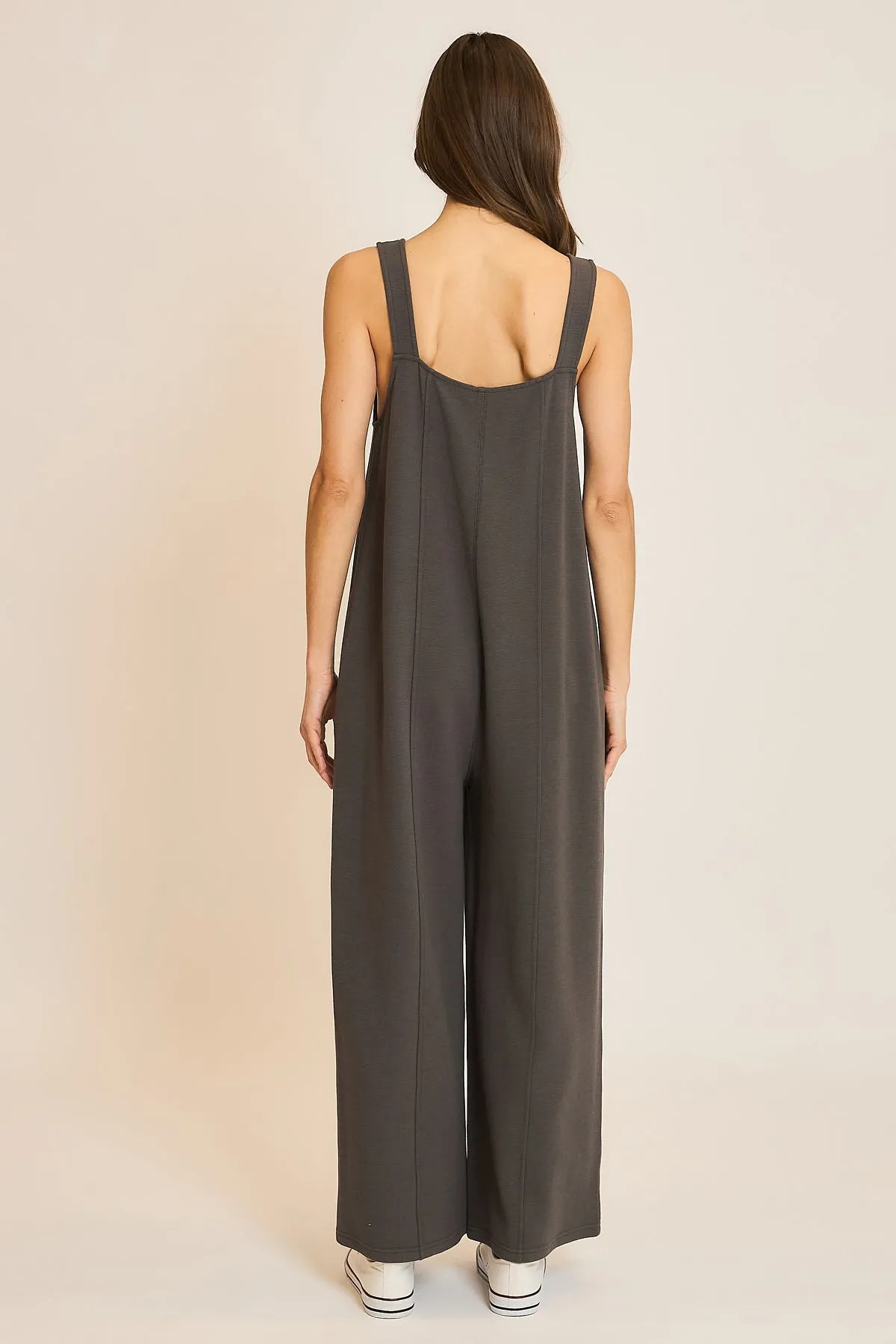 Ribbed Knit Seam Detail Jumpsuit sold by Sunbeam product image thumbnail 2