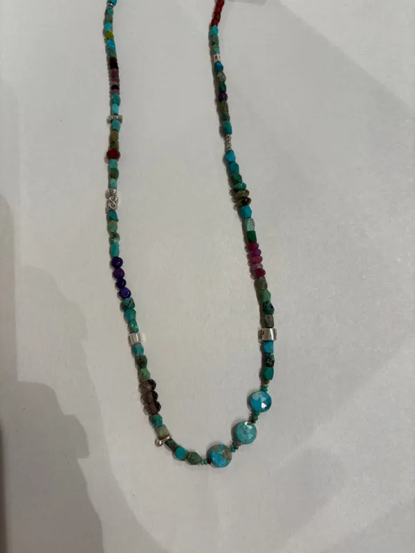 Three Ring Circus Turquoise Necklace or Bracelet sold by Sunbeam