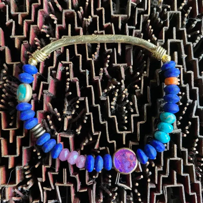 Lapis Tear Jerker Bracelet sold by Sunbeam