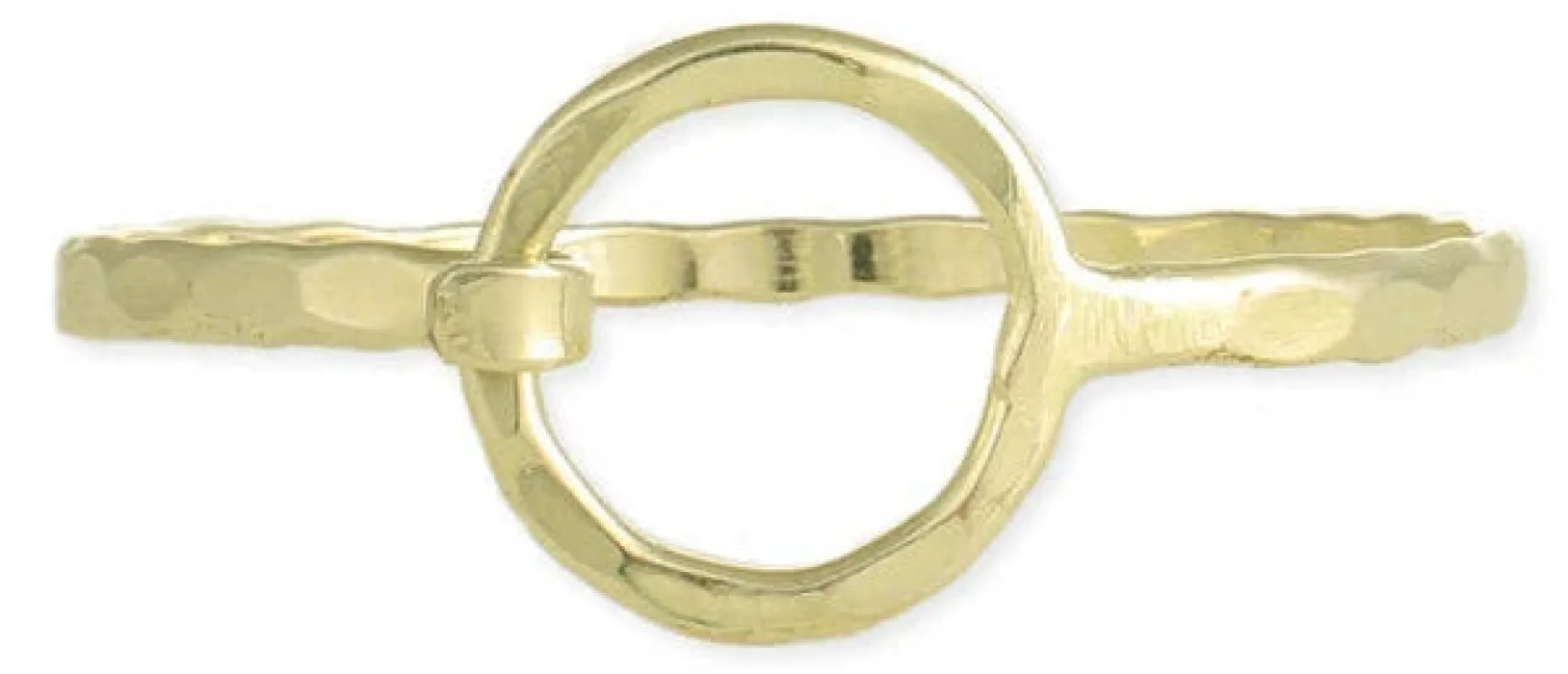 Circle of Trust Hammered Cuff Bracelet sold by Sunbeam