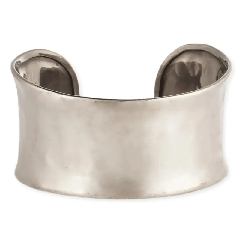 Silver Hammered Bunch Cuff Bracelet sold by Sunbeam