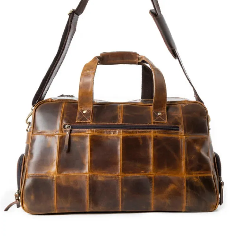 Rawhide Range Leather traveler Bag in Rodeo Tan sold by Sunbeam