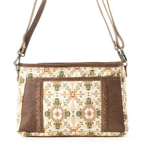 Wildflower Scroll Crossbody Bag in Heritage Beige sold by Sunbeam