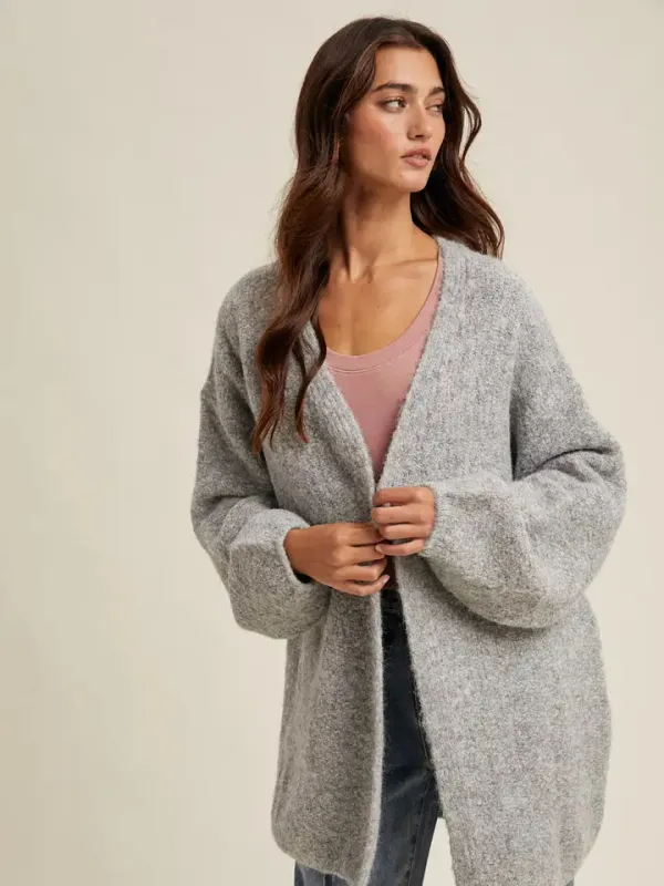 Oversized Brushed Sweater Cardigan sold by Sunbeam