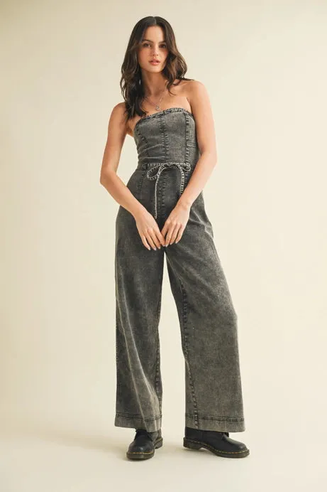 Strapless Denim Jumpsuit sold by Sunbeam product image thumbnail 5