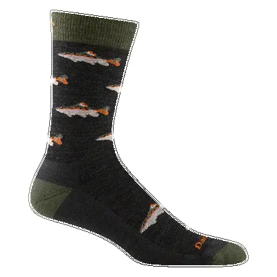 Men's Spey Fly Crew Lightweight Lifestyle Sock sold by Sunbeam