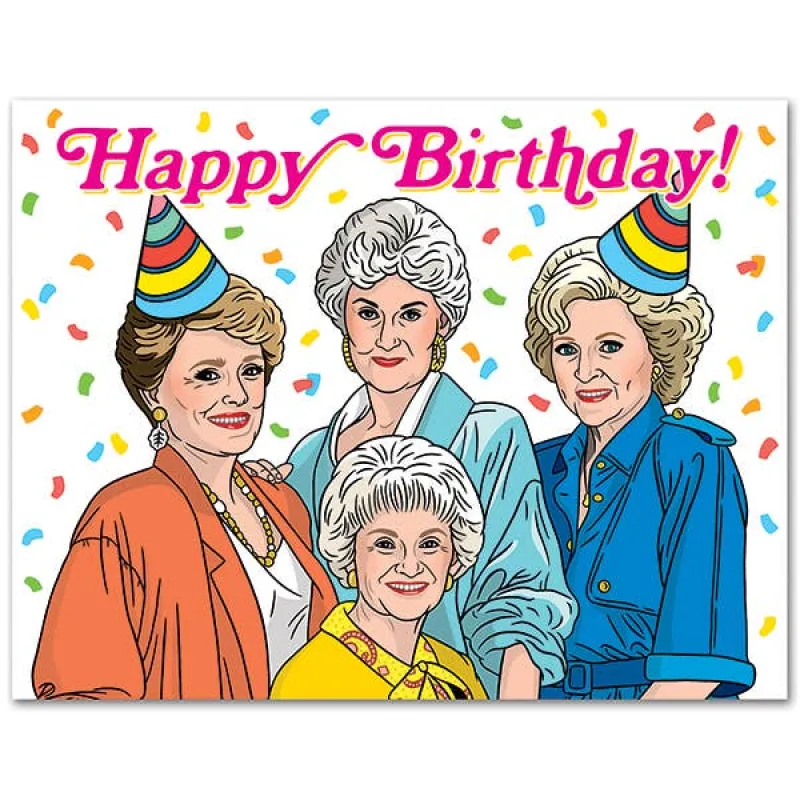 Golden Girls Birthday Card sold by Sunbeam